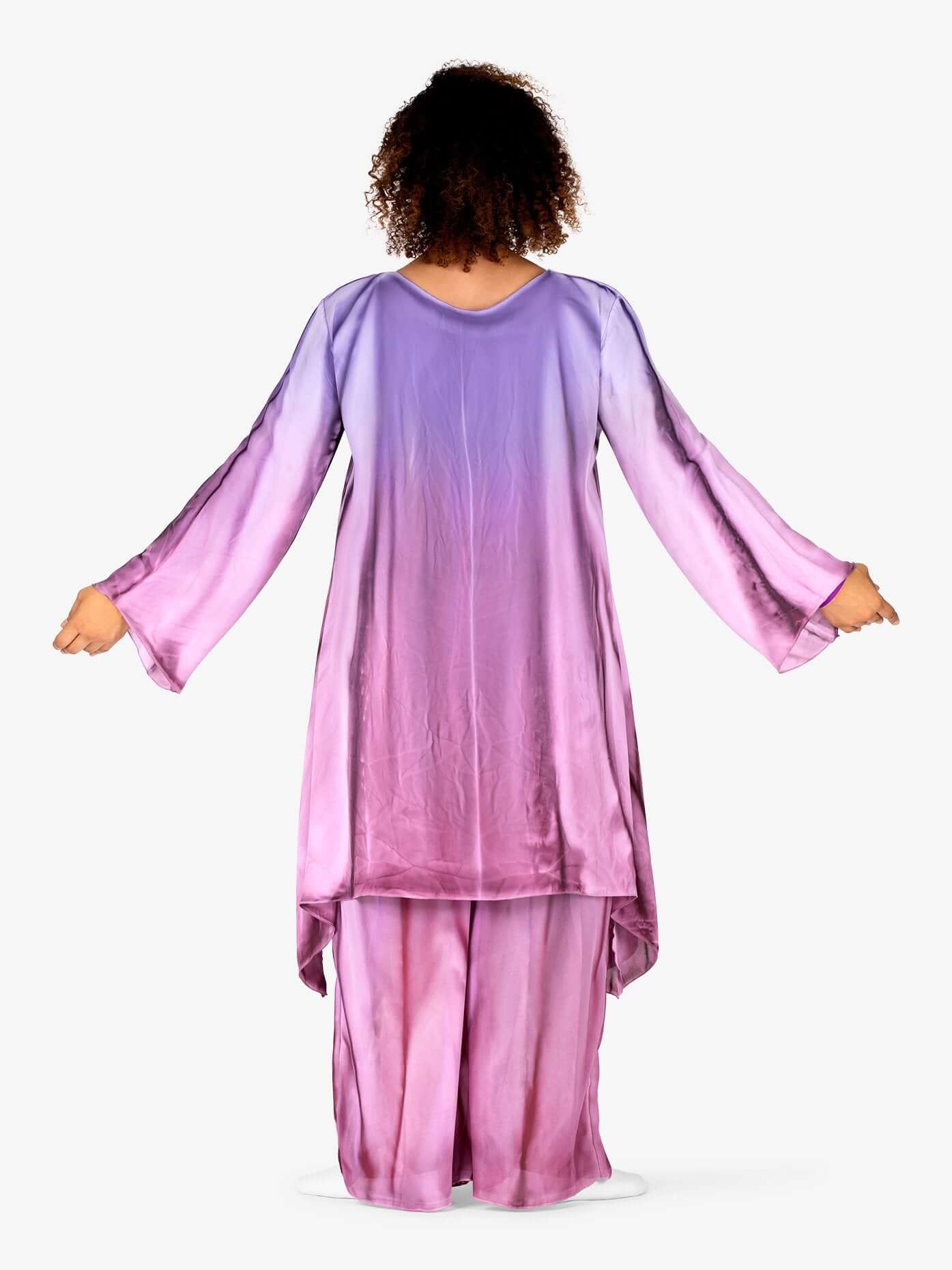 Multicolor adult unisex plus size hand-painted worship palazzo pants